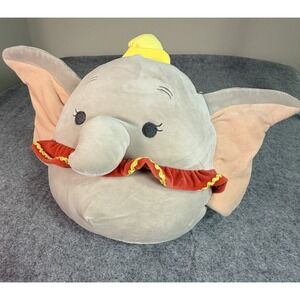 Disney Squishmallows Dumbo Plush Pillow Jumbo Round Stuffed Toy